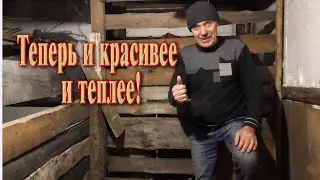 Новый настрой // Продолжаю утепление курятника пенопластом