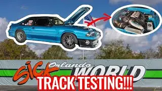 Turbo Stick shift Coyote Track Testing! It's Fast!