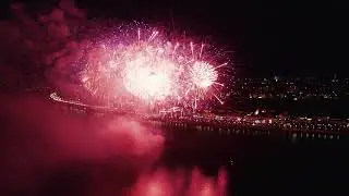 12 июня День России. Салют в Нижнем Новгороде. Фестиваль фейерверков / SkyMovie