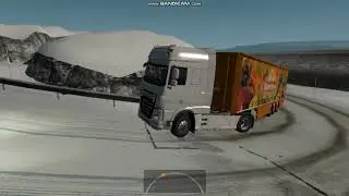 ETS 2 MP PROMODS //BU ŞEHİRDE HER YER MADEN// KARLI HAVADA ZORLU RAMPA!!