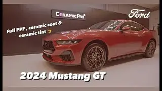 2024 Mustang GT S650 gets PPF, Ceramic coat & Ceramic Tint by 2020 auto spa CTX #mustang #life #vlog
