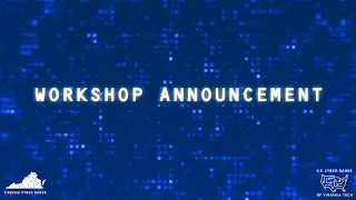 Weekly workshops announcement