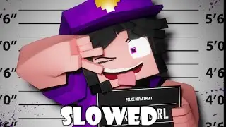 [SLOWED] “Purple Girl” (I'm Psycho) Minecraft Music Vídeo