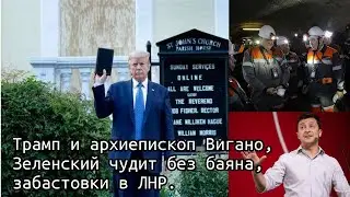 Трамп и архиепископ Вигано, Зеленский чудит без баяна, забастовки в ЛНР  Реальные итоги 13 июня
