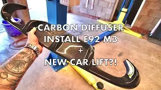 BMW E92 M3 REAR DIFFUSER INSTALL