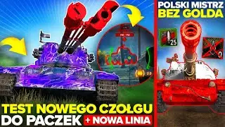 TEST NOWEGO CZOŁGU z PACZEK ŚWIĄTECZNYCH + NOWA LINIA i REKORD POLAKA bez GOLDA!