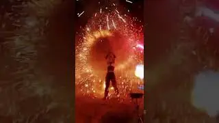 Выступление группы Fire Шоу на открытии мотосезона в Ижевске.