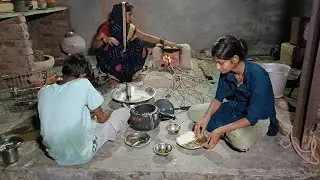 🌅village authentic dinner recipe🤤शाम 4:00 बजे से शुरू रात खाने की तैयारी🍛Aaj kuch desi ho jaye♥️