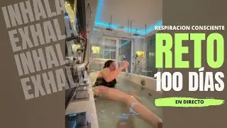 Reto 75/100 respiración en agua #waterrebirth
