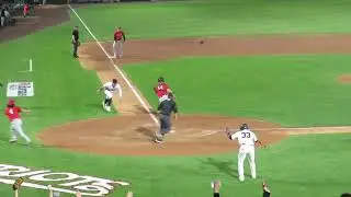 Brandon Lockridge: First career walk-off hit, 4/12/2022 w/Somerset Patriots