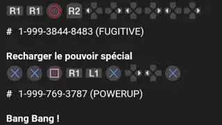 Code de triche GTA V PS3/PS4