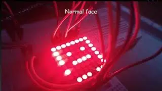 display faces on 8X8 Led matrix