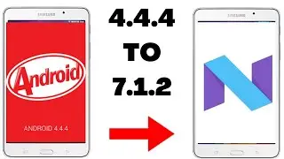 How to update android version 4.4.4|SMT116NU/3NU|A.V 7.1.2