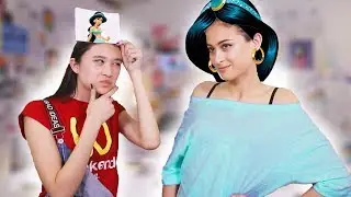 GUESS the DISNEY CHARACTER Challenge! With GirlDjamila!