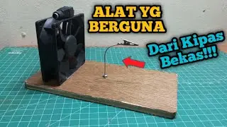 Bikin Alat Bermanfaat Dari Kipas Bekas Komputer !!! #rajutan  #experiment #elektronik