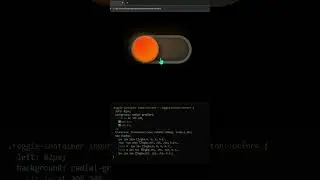 CSS Toggle Button Animation | On/Off Switch in HTML & CSS 