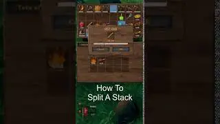 Splitting and moving stacks in Valheim 