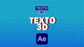 Cómo hacer un TEXTO 3D con After Effects | Tutorial en Español