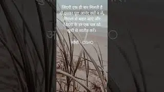 जिंदगी एक ही बार मिलती है तो इसका पूरा आनंद क्यों न लें, निराशा से बाहर आएं और जिंदगी के हर एक पल को