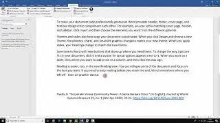 Inserting a footnote from EndNote desktop