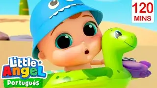 Está Quente ou Frio na Praia Joãozinho? | 2 HORAS DE LITTLE ANGEL! | Músicas Infantis em Português