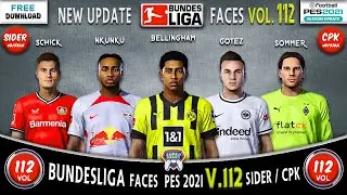 PES 2021⚽ Bundesliga Facepack 2023 Part 1 v.112 • CPK - SIDER - أوجه الدورى الألمانى بيس 2021 الجزء1