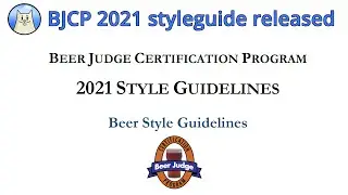 BJCP 2021 style guide released. What's changed?