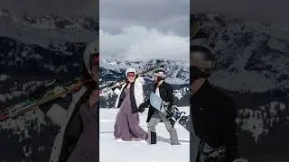 How to plan a snowboarding adventure elopement #adventureelopement #elopement #elopementwedding