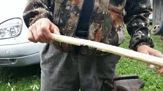 Making a scythe handle