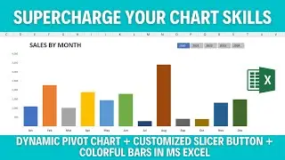 Use Pivot Chart with Slicer in excel - quick tutorial
