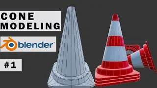 ROAD CONE MODELING | BLENDER TUTORIAL #1