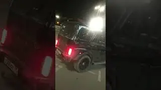 Уаз Хантер после рабочего дня уставший но не сломлен