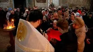 Божественная литургия в храме Архангела Михаила