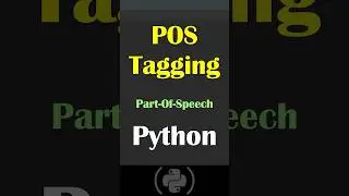 POS Tagging with Flair | Part Of Speech  #pythonshorts  #chatbot