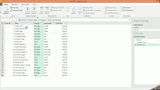 power query tutorial basic 3 :  sortir dengan satu kolom atau beberapa kolom
