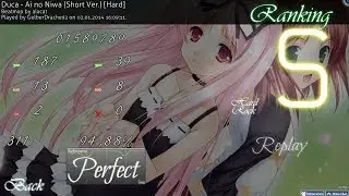 OSU! Duca - Ai no Niwa (Short Ver.) [Hard] S + Hard Rock
