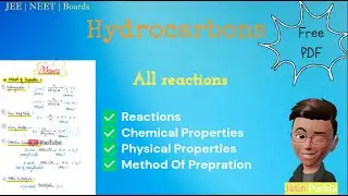 Hydrocarbon Handwritten Notes Class XI & XII | IIT-JEE | NEET | BOARDS 🔥🔥