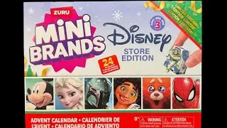 ASMR | Unboxing Mini Brands Disney Store Edition Advent Calendar!