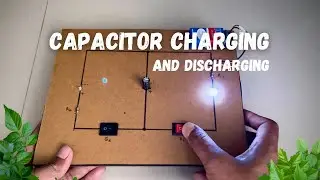 capacitor charging and discharging class 12 physics project 