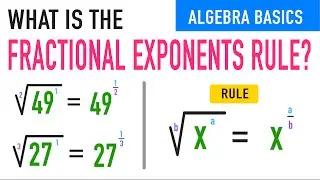 Fractional Exponents Rule Explained!