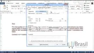 Curso Word 2013 - Aula 10 - Espaçamento entre linhas