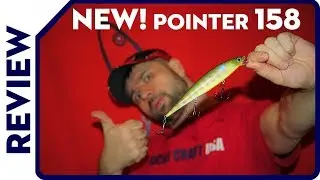 New lucky Craft Pointer SP 158 Great lure for trophy fishing! First impression