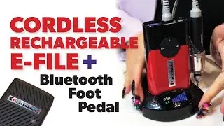 How to Use Kupa's New Cordless Rechargeable E-File and Bluetooth-Enabled Foot Pedal