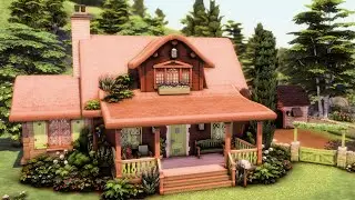Comfy Cottage 🍄 Base Game & Cottage Living ✨ The Sims 4 Speed Build | No CC