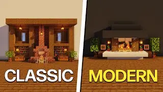 5+ AMAZING Fireplace Designs In Minecraft!