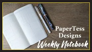 PaperTess Designs Weekly Notebook | Unbox, Flip & How I'm going to use it