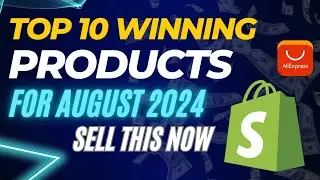 Top 10 Products To Sell In August 2024 | Shopify Dropshipping