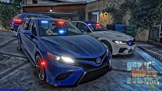 Playing GTA 5 As A POLICE OFFICER City Gang Patrol| GTA 5 Lspdfr Mod| Live