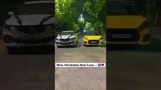 When #NewDulhan Meet #Jaan First Time 🧿♥️. #shorts #newcar #cardelivery #swift #baleno #car2022