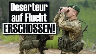 Ukrainische Grenzer erschießen Deserteur!